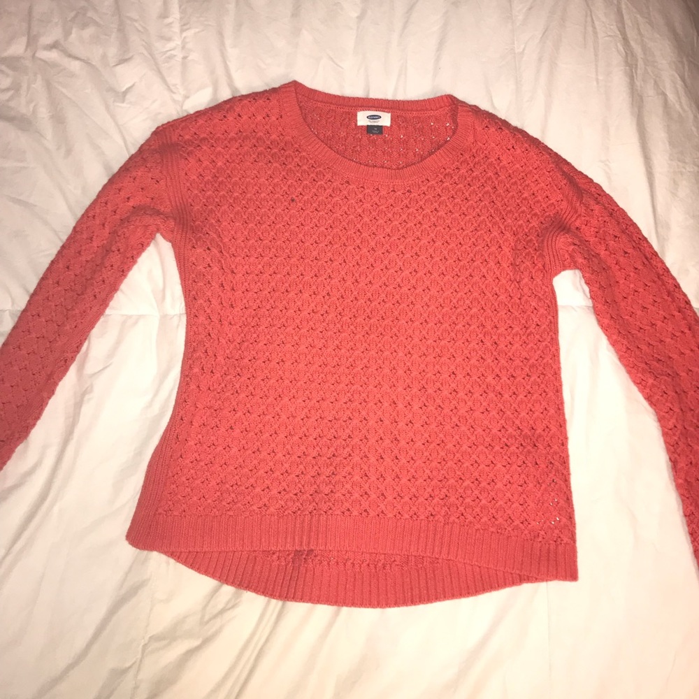 Coral Knit Sweater